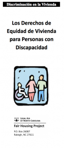 Download our brochure: Los Derechos de Equidad de Vivienda para Personas con Discapacidad